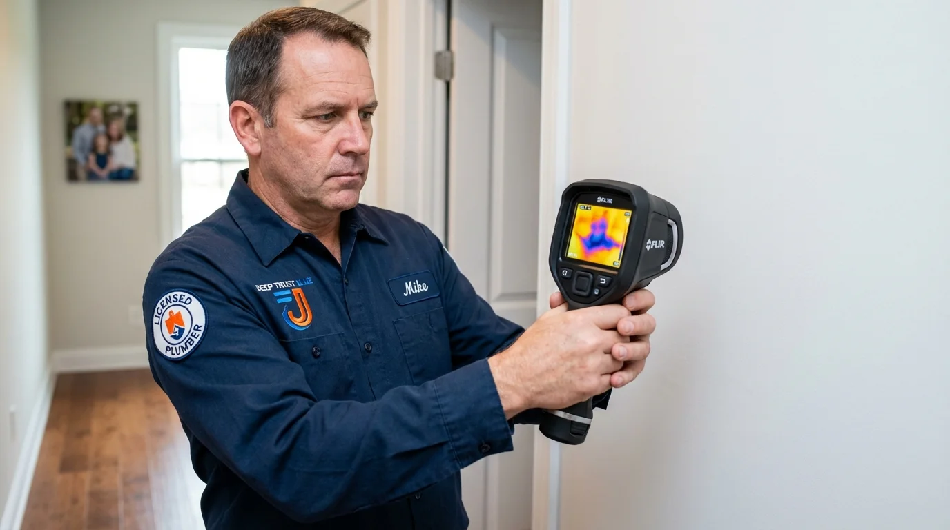 Thermal imaging leak detection by Johns Plumbing LLC in West Haverstraw